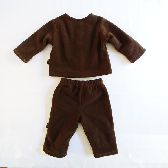 2 pc Bout'Chou Fleece Coordinated Jacket and Pant Set 1 Month - Picture 7 of 12